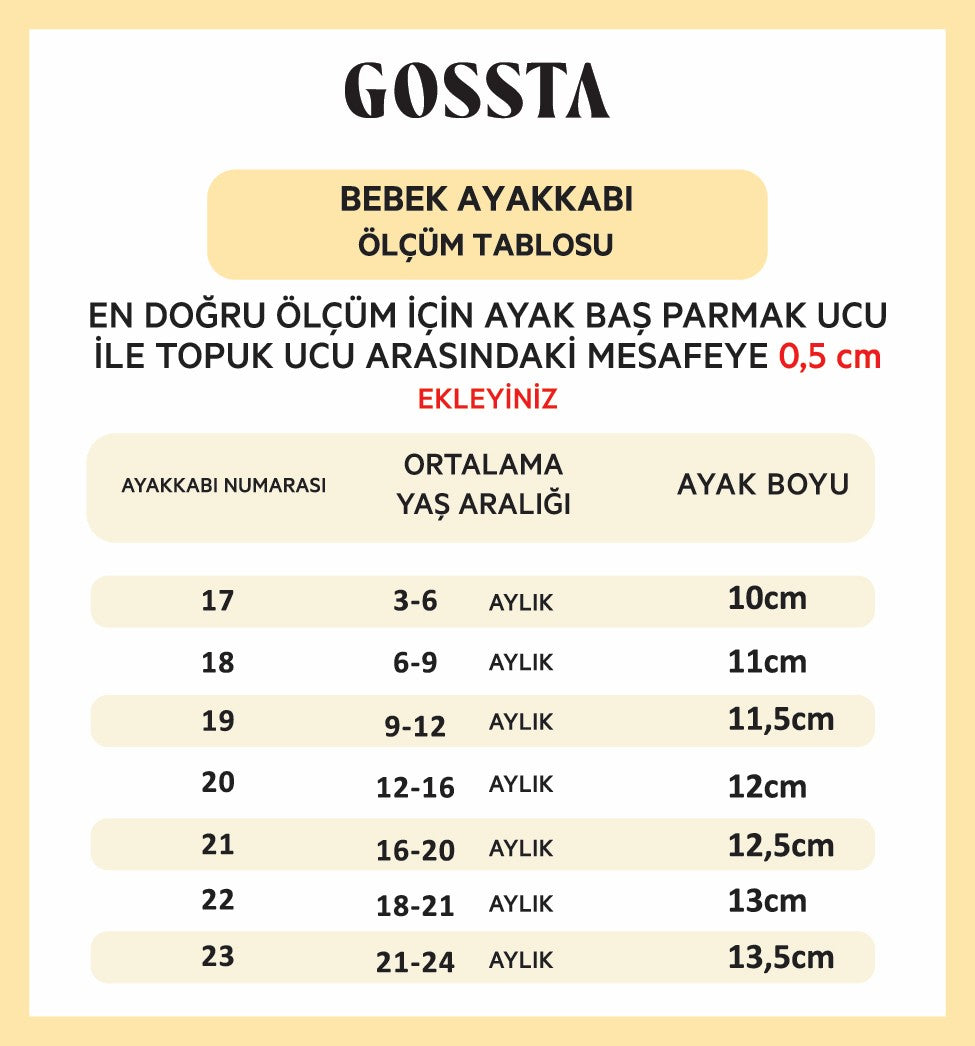 BOOTİE Deri İnci Bej İlk Adım Bebek Bot