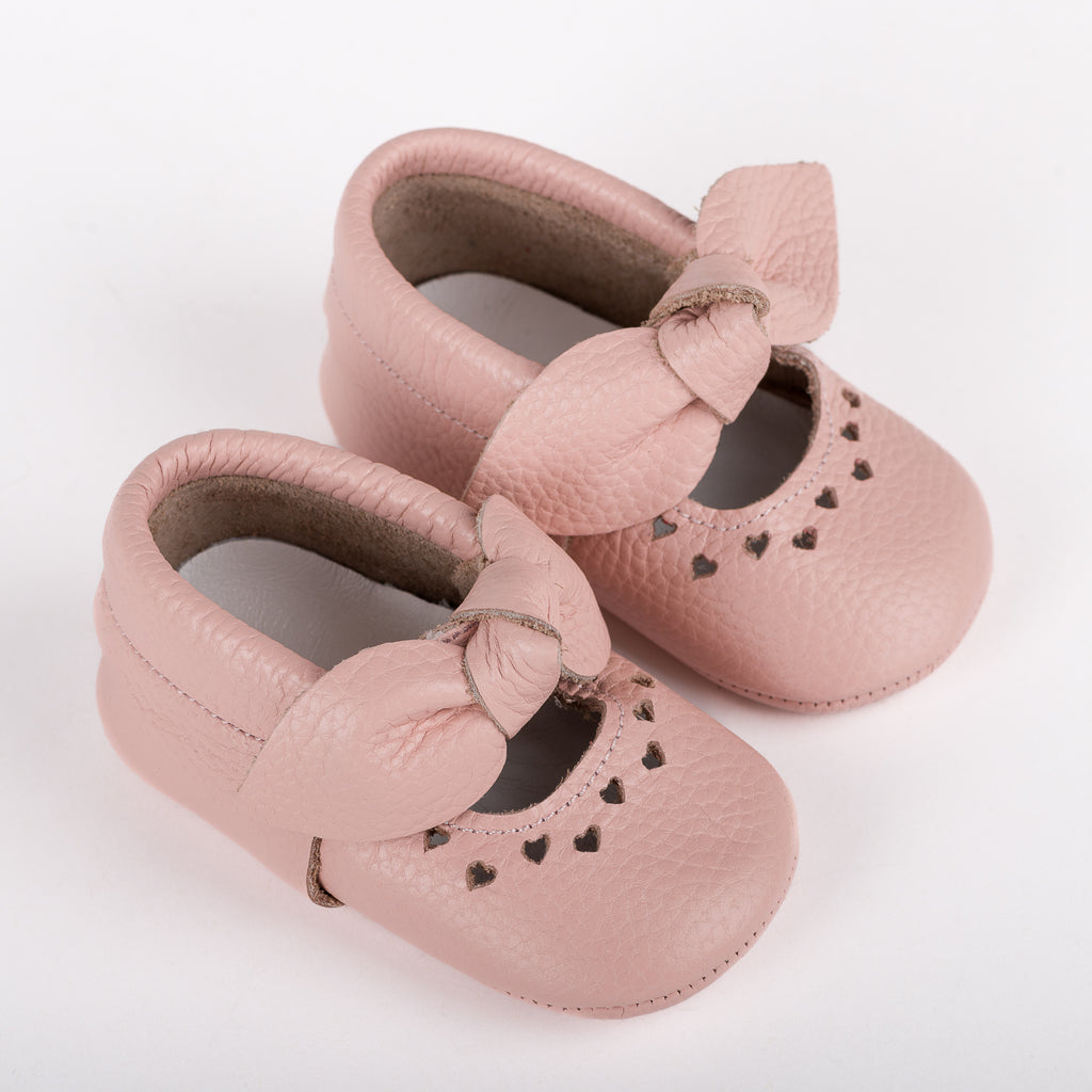 CAPELLA Deri Pembe İlk Adım Bebek Patik