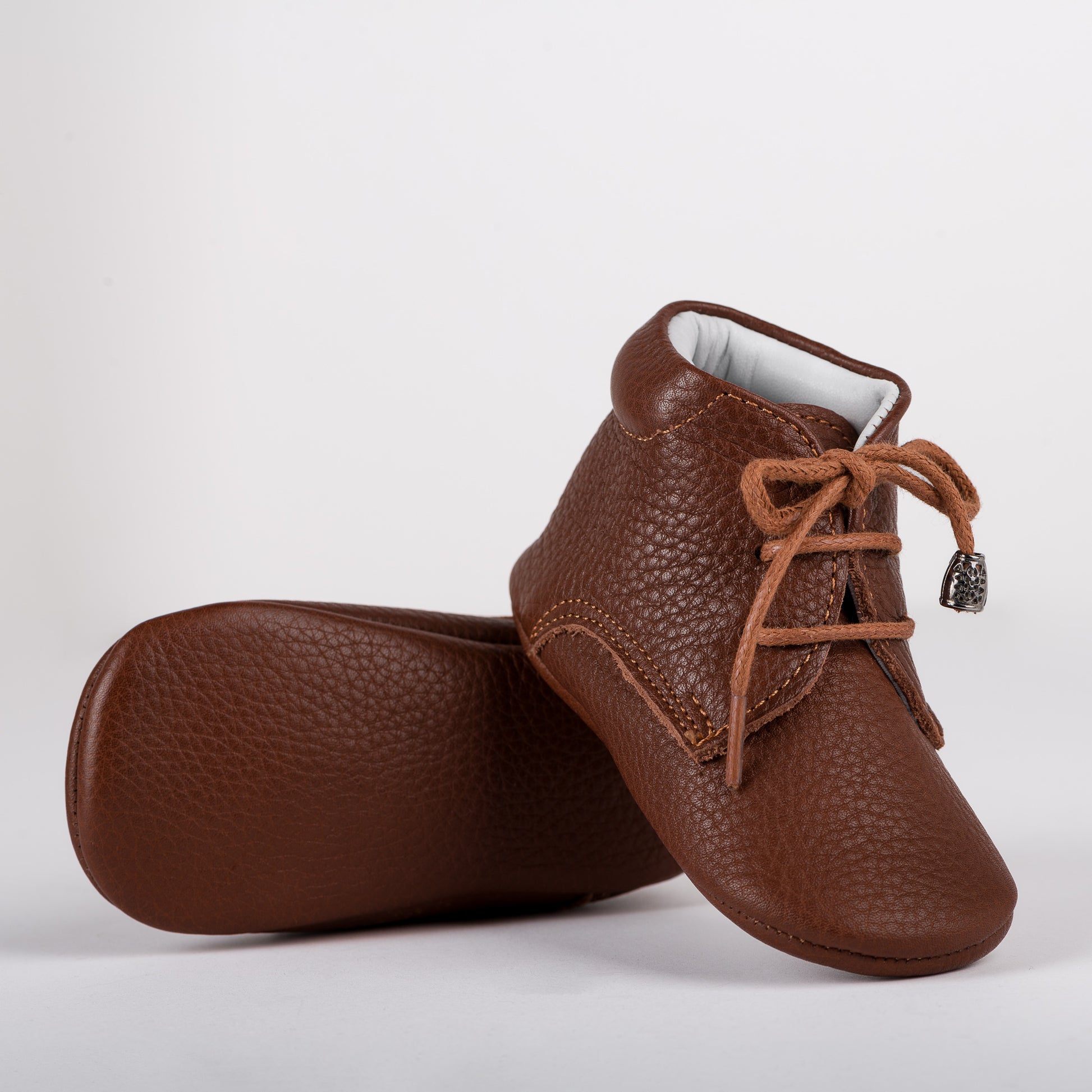 BOOTİE Deri Kahverengi İlk Adım Bebek Bot