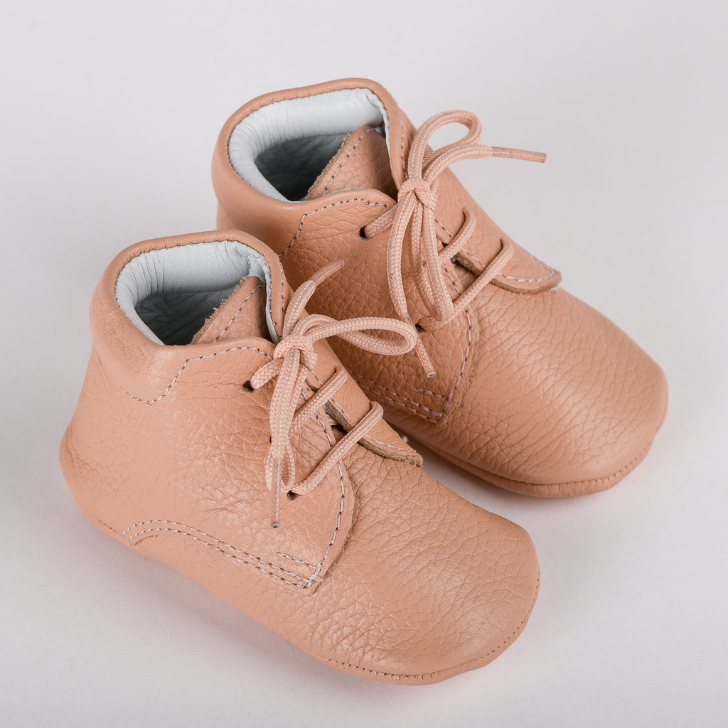 BOOTİE Deri Pembe İlk Adım Bebek Bot