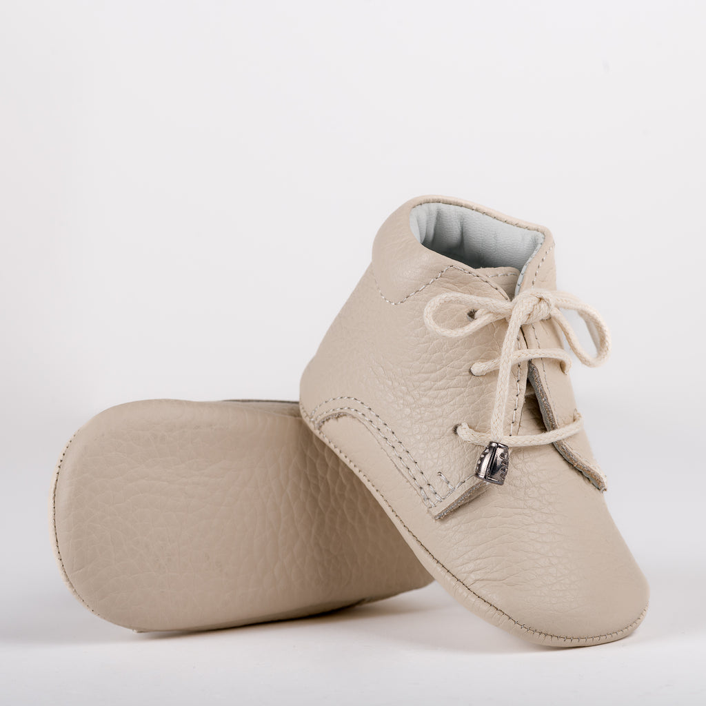 BOOTİE Deri Bej İlk Adım Bebek Bot