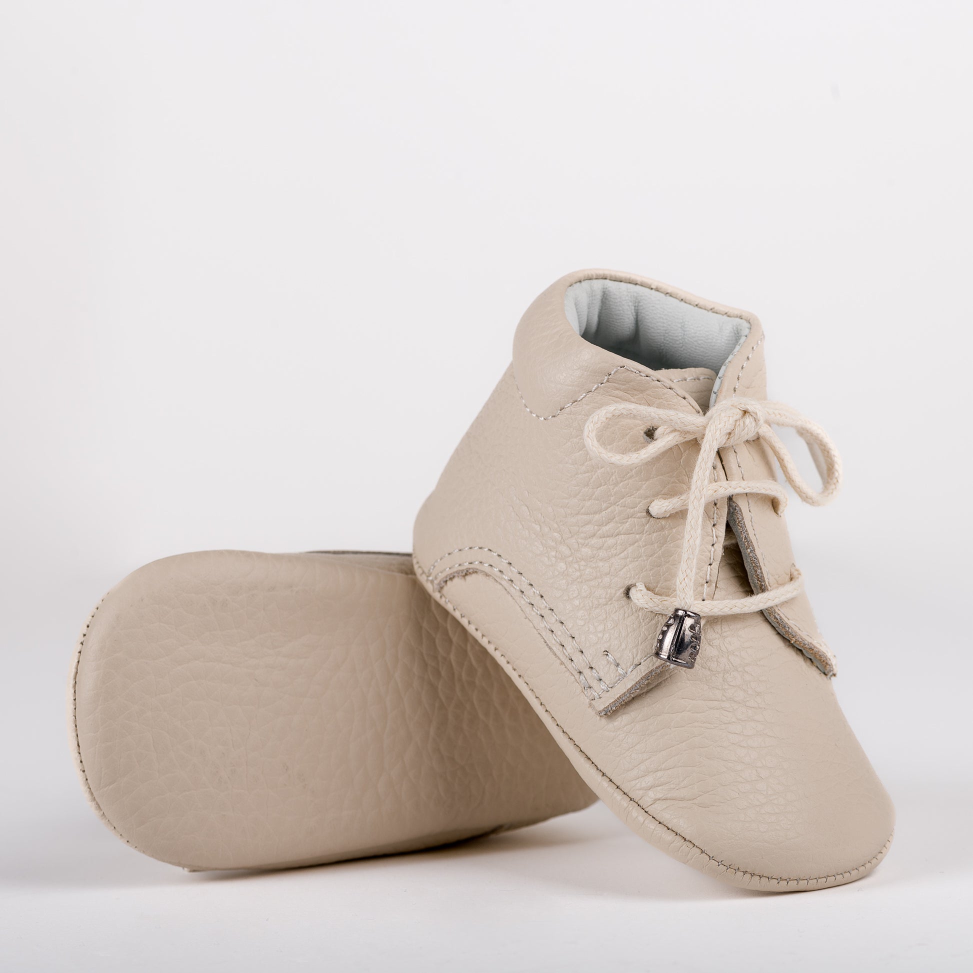 BOOTİE Deri Bej İlk Adım Bebek Bot